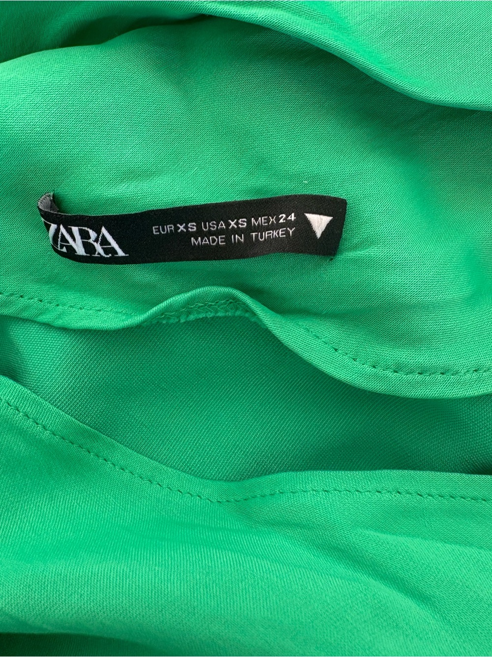 Zara Emerald Green Slip Dress - Picture 6 of 6
